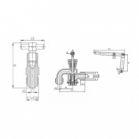 Купить бронзовый пробный штуцерный клапан 521-03.456 6 мм 40 кгс|см2 (ИТШЛ.49127114) в Екатеринбурге