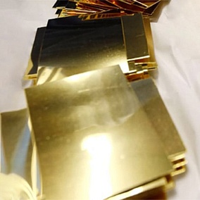 Купить анод из золота Зл99,99Ан 2x150x300 мм в Екатеринбурге