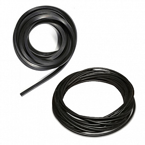 Купить резиновый кислотощелочестойкий прямоугольный шнур 1.1М 4x18 мм в Екатеринбурге