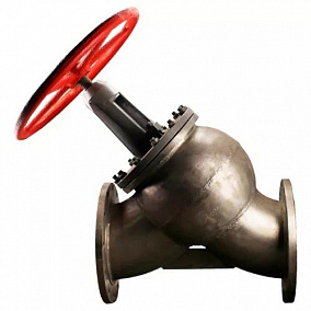 Купить запорный прямоточный вентиль-клапан 13тн2п Ду 200 мм Ру 11,2 в Екатеринбурге